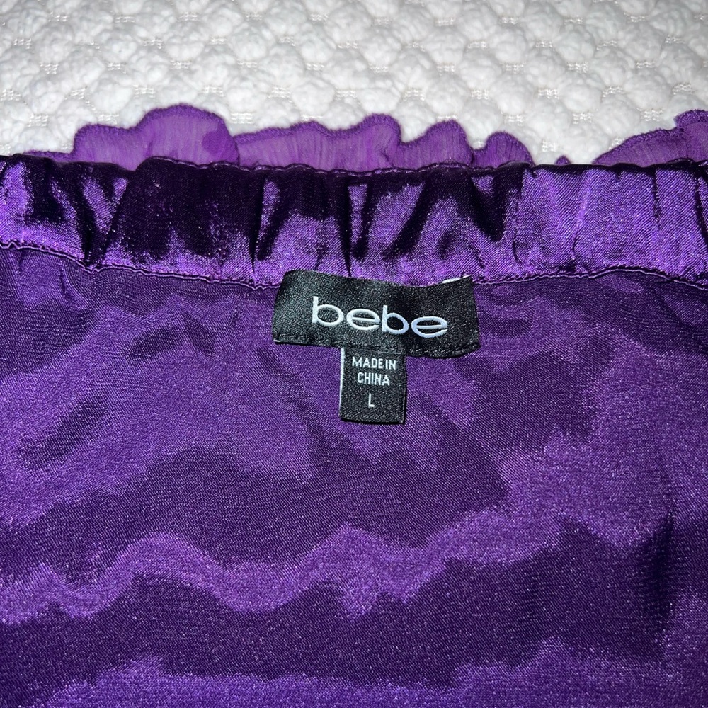 BEBE Purple Corset - Picture 8 of 10